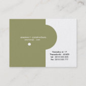 Carte De Visite abstrait (Dos)