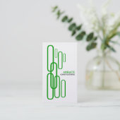 Carte De Visite abstrait (Debout devant)