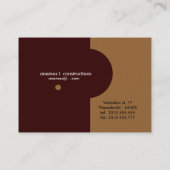 Carte De Visite abstrait (Dos)