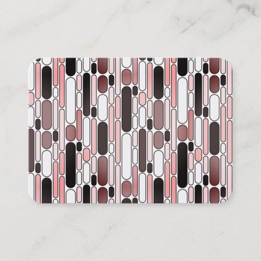 Carte De Visite Abstrait 100624 - (Sangria) (Devant)