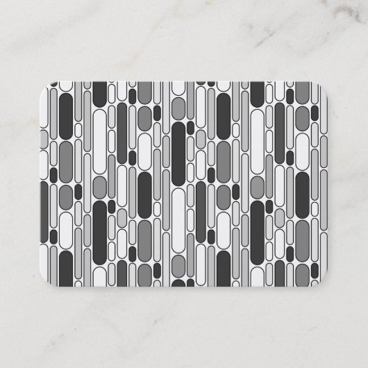 Carte De Visite Abstrait 100624 - Tons de gris (Devant)