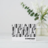 Carte De Visite Abstrait 100624 - Tons de gris (Debout devant)