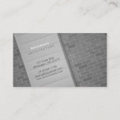 Carte De Visite Abstrait architectural (Dos)