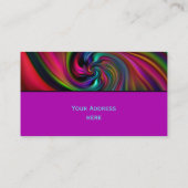 Carte De Visite Abstrait Arrière - plan Spirales soft II + votre t (Dos)