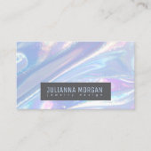 Carte De Visite Abstrait brillant Opalescent ID1147 (Devant)