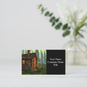 Carte De Visite Abstrait Cabine de chasse à la petite chasse (Debout devant)