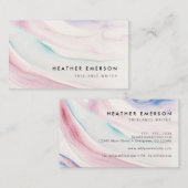 Carte De Visite Abstrait coloré (Devant / Derrière)