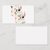 Carte de visite Abstrait coloré moderne (Devant / Derrière)