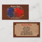 Carte De Visite Abstrait - Crayon - Andromeda (Devant / Derrière)