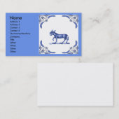 Carte De Visite Abstrait d'âne de fer (Devant / Derrière)