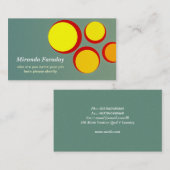 carte de visite abstrait de conception (Devant / Derrière)