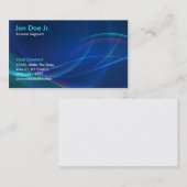 Carte de visite abstrait de fractale (Devant / Derrière)