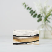 Carte de visite Abstrait de l'aquarelle (Debout devant)