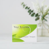 Carte de visite abstrait de nature (Debout devant)