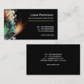 carte de visite abstrait de peinture (Devant / Derrière)