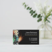 carte de visite abstrait de peinture (Debout devant)