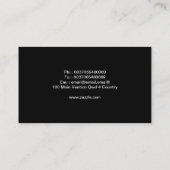 carte de visite abstrait de peinture (Dos)