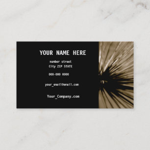 Carte de visite abstrait de rayon