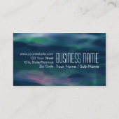 Carte de visite abstrait de remous de peinture (Dos)