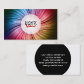 Carte de visite abstrait de Starburst (Devant / Derrière)