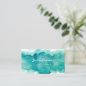 Carte de visite abstrait d'éclaboussure (Debout devant)