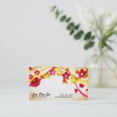 Carte de visite abstrait d'illustration (Debout devant)