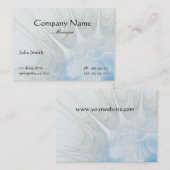 Carte de visite abstrait élégant (Devant / Derrière)
