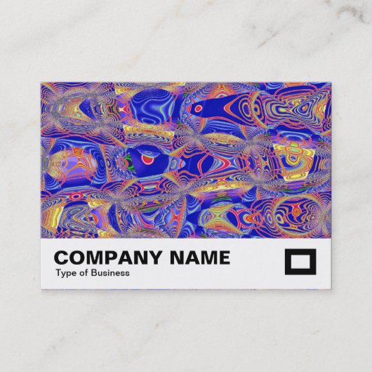 Carte De Visite Abstrait fractal 061012a (Devant)