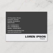 Carte De Visite Abstrait fractal 061012a (Dos)