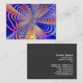 Carte De Visite Abstrait fractal 061012d (Devant / Derrière)