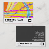 Carte De Visite Abstrait fractal 061012e (Devant / Derrière)