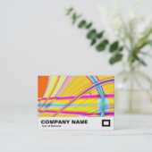 Carte De Visite Abstrait fractal 061012e (Debout devant)