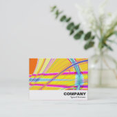 Carte De Visite Abstrait fractal 061012e (Debout devant)