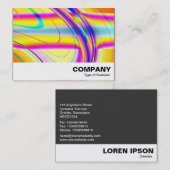 Carte De Visite Abstrait fractal 061012f (Devant / Derrière)