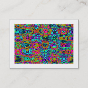 Carte De Visite Abstrait fractal 19111a (frontière)