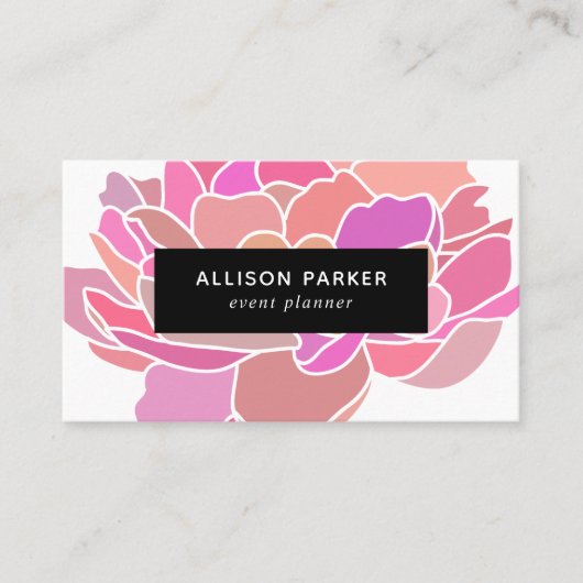 Carte De Visite Abstrait géométrique moderne (Devant)