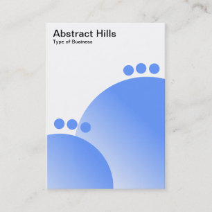 Carte De Visite Abstrait Hills - Baby Blue