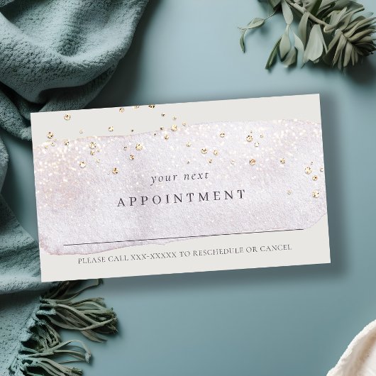 Carte De Visite Abstrait Lilac Brosse Stoke Aquarelle Rendez-vous