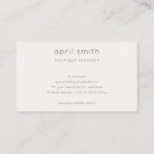 Carte De Visite Abstrait Lilac Brosse Stoke Aquarelle Rendez-vous (Dos)