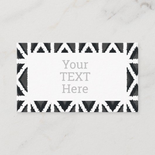 Carte De Visite Abstrait moderne (Devant)