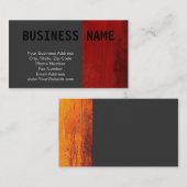 Carte de visite Abstrait moderne (Devant / Derrière)