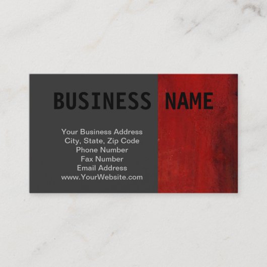 Carte de visite Abstrait moderne (Devant)