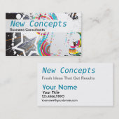 Carte De Visite Abstrait, moderne et professionnel (Devant / Derrière)