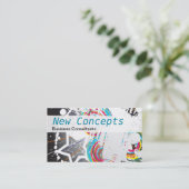 Carte De Visite Abstrait, moderne et professionnel (Debout devant)