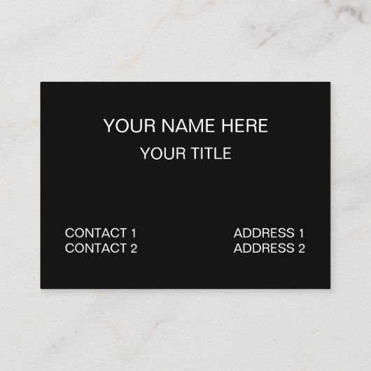 Carte De Visite Abstrait moderne violet noir (Dos)