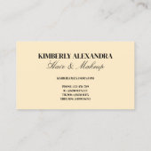 Carte De Visite Abstrait Retro Bleu Bleu Verre Gras Moderne (Dos)