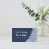 Carte de visite Abstrait, Royal Blue (Debout devant)