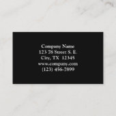 Carte De Visite Abstrait Shabby Chic King Lion (Dos)