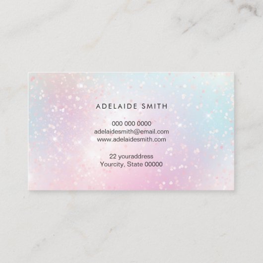 Carte De Visite abstrait simulé (Dos)