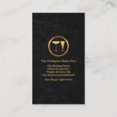 Carte De Visite Abstrait Tuxedo Black Grandeur (Dos)